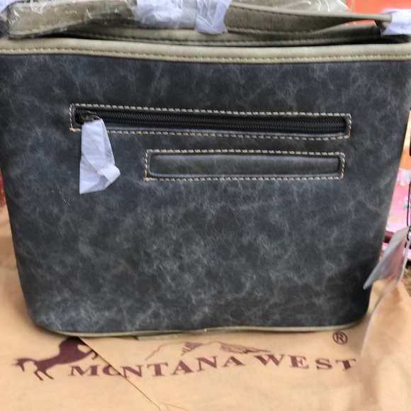Montana West Gray Crossbody NWT - Picture 5 of 5